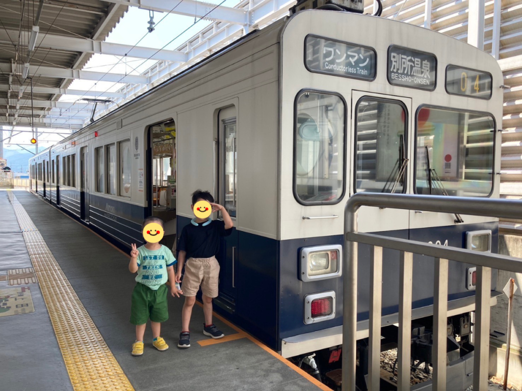 別所線と子どもたち